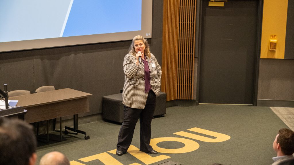 Caroline Coulter, deputy commissioner and general counsel for the Missouri State Office of Administration, delivered the summit’s keynote address.